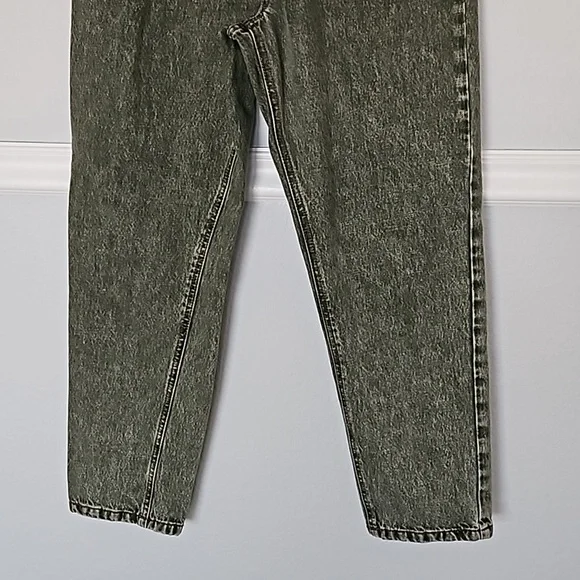 Urban Outfitters BDG Slim Straight Acid Green Jeans 30 Button Fly - Picture 3 of 11